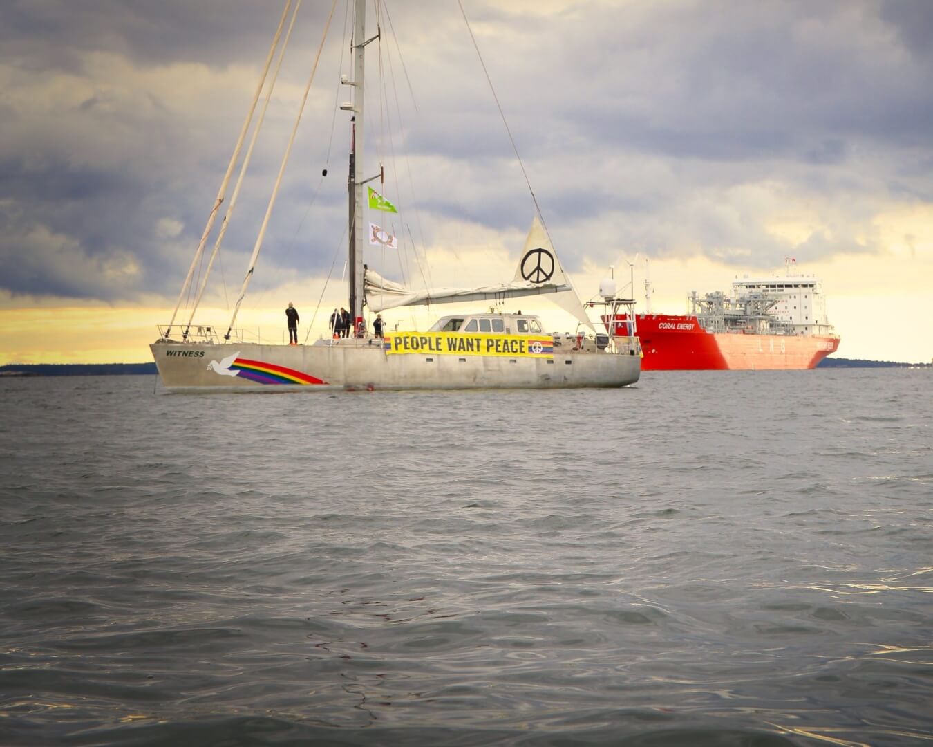 Greenpeace Stops Russian LNG Tanker ‘Coral Energy’ At Swedish Port