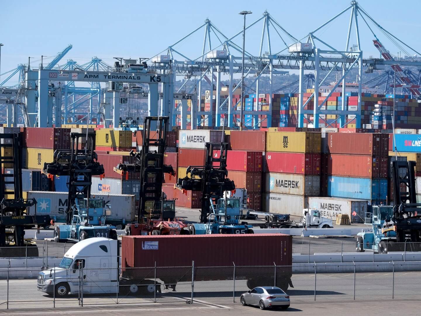 Los Angeles Port is beginning to feel the pinch