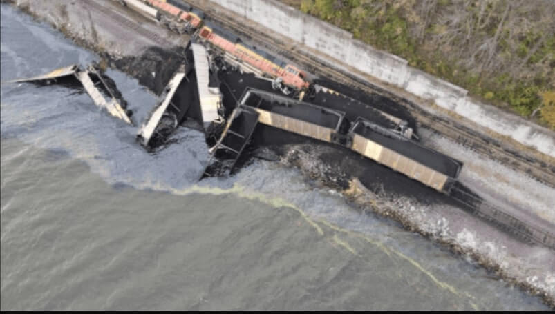 Failure to Read Charted Warnings Leads to Train-Barge Collision