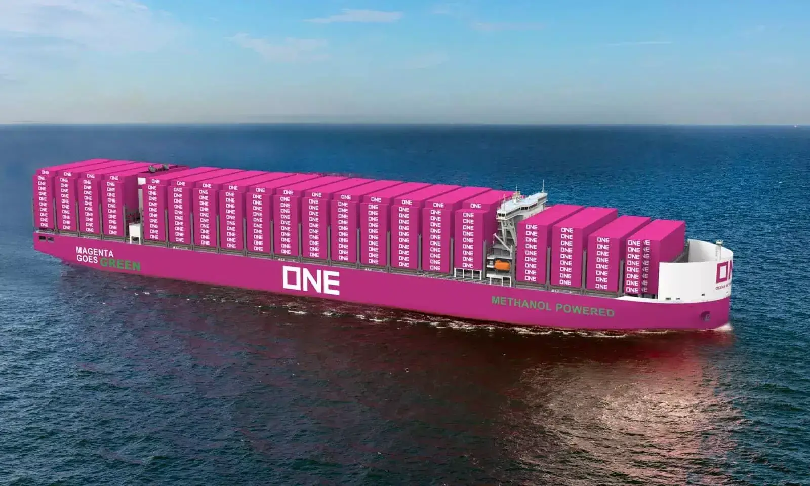 ONE first methanol fueled vessels