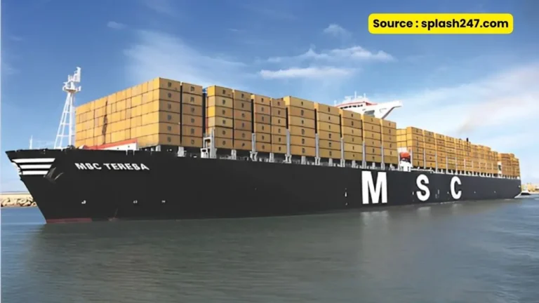 Massive Container Ship MSC Teresa