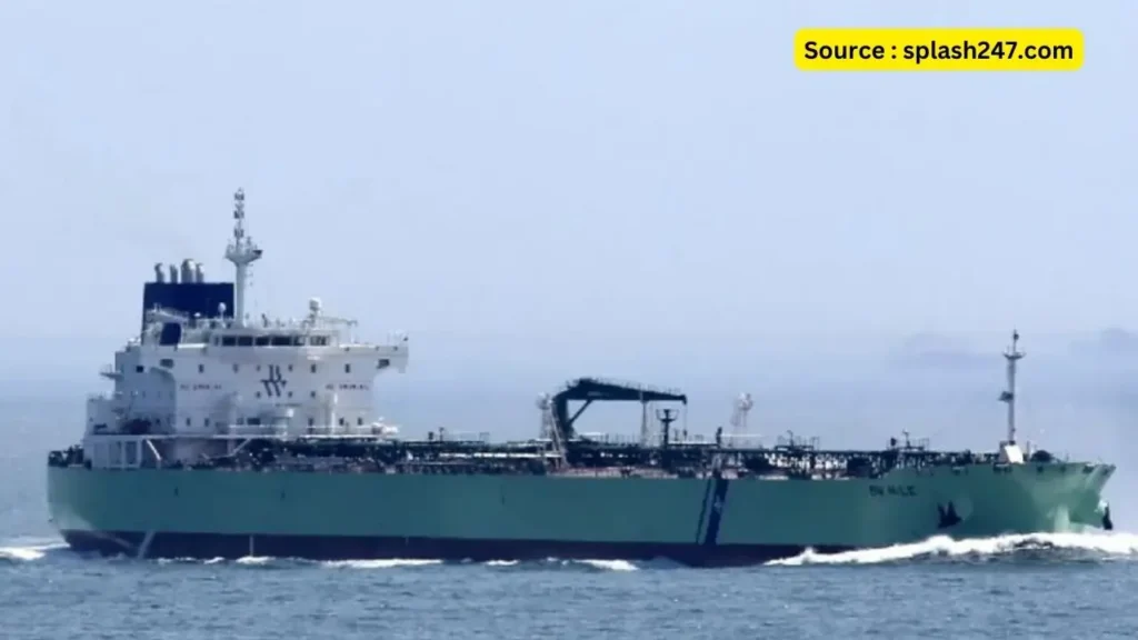 Two Tankers on Fire Near Singapore.