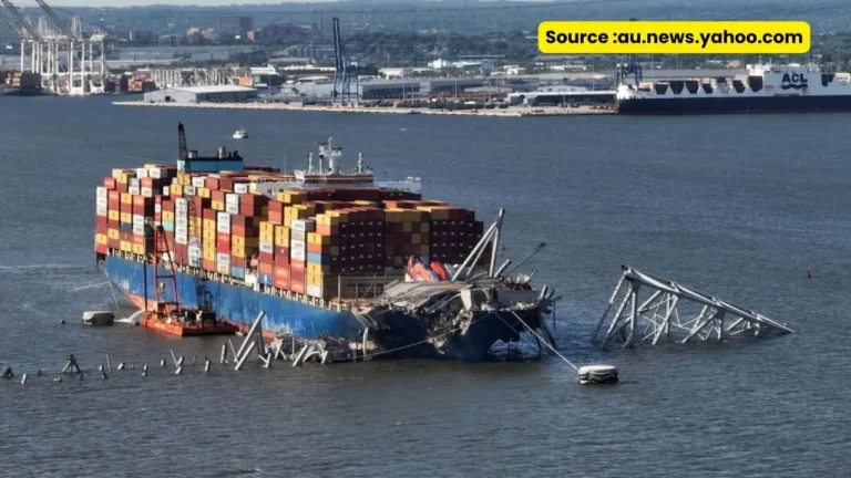 Stranded Cargo Ship to Finally Leave Baltimore Harbor, Indian Crew Remains on Board
