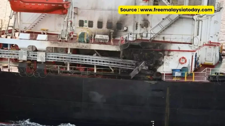 Merchant Vessel in Distress After Missile Attack off Yemen's Coast